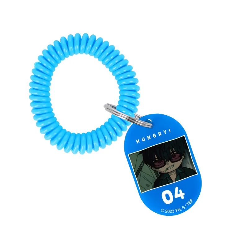 ニコラス・D・ウルフウッド ゆるコマ ロッカーキー風アクリルキーホルダー ver.A