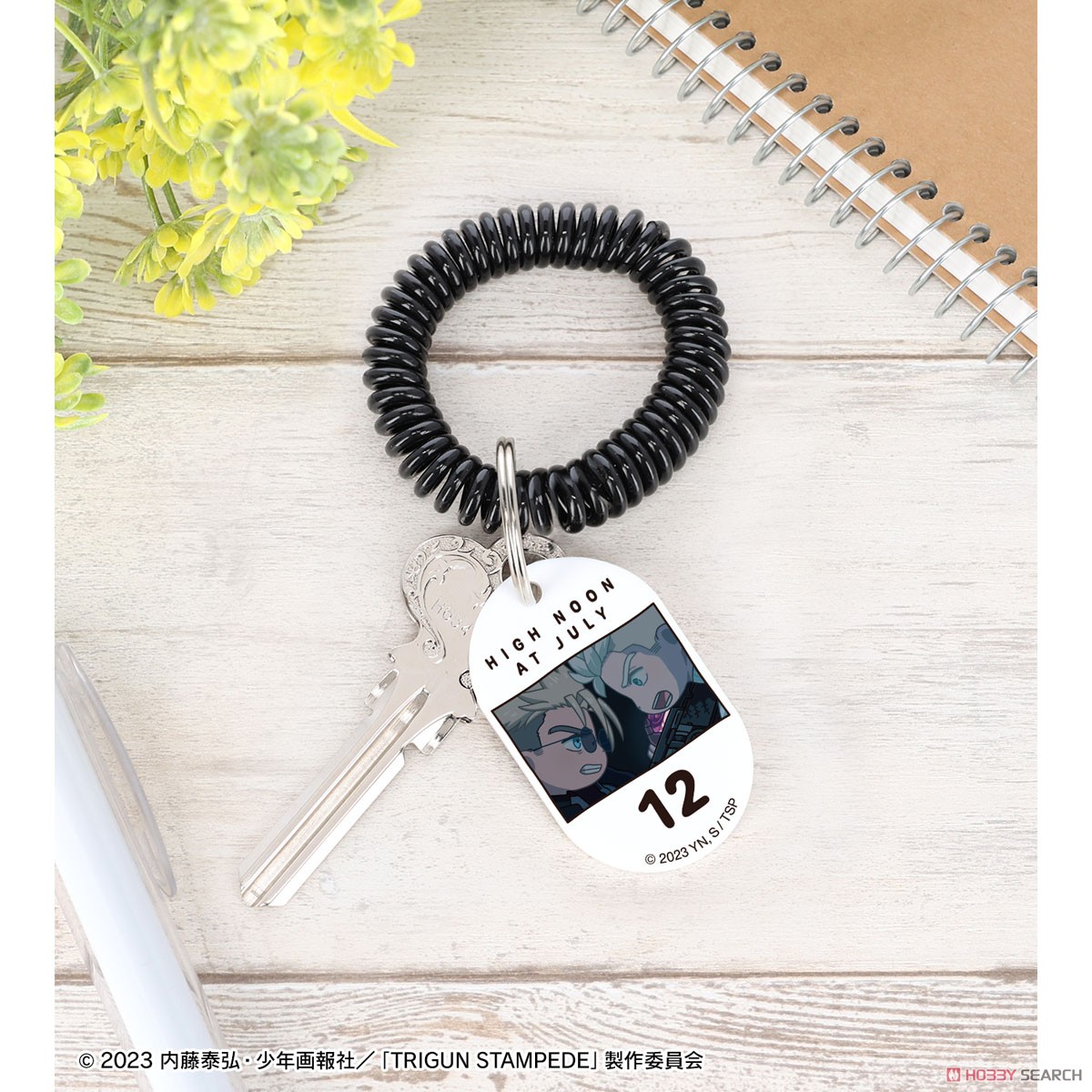 ヴァッシュ&ナイヴズ ゆるコマ ロッカーキー風アクリルキーホルダー 3