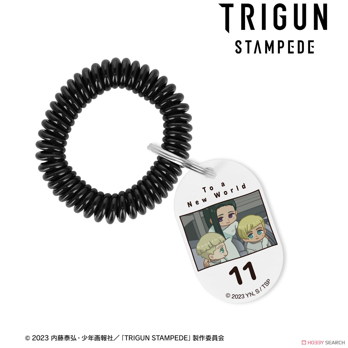 ヴァッシュ&ナイヴズ&レム ゆるコマ ロッカーキー風アクリルキーホルダー 2