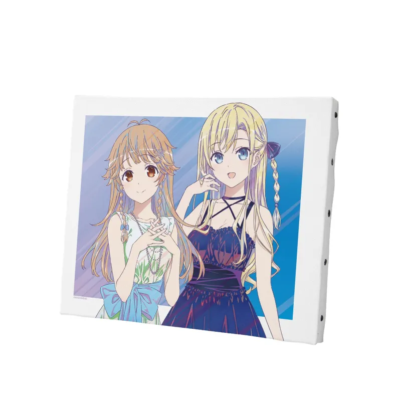 描き下ろし 納沙 幸子&ヴィルヘルミーナ パーティードレスver. Ani-Art clear label 第2弾 キャンバスボード