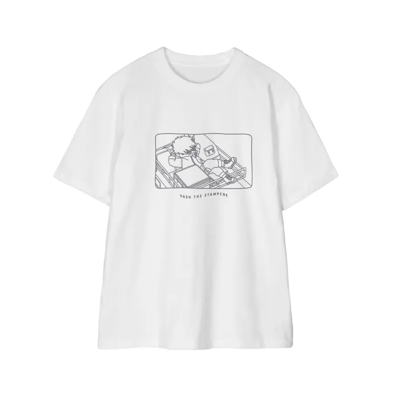 ヴァッシュ・ザ・スタンピード ゆるコマ Tシャツメンズ(サイズ/XXL)