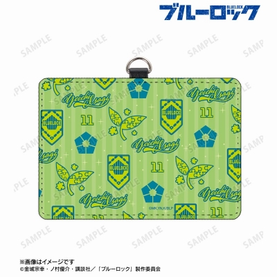 潔 世一 モチーフ柄 ネックストラップ付き2ポケットパスケース 2