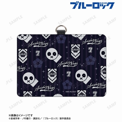 凪 誠士郎 モチーフ柄 ネックストラップ付き2ポケットパスケース 2