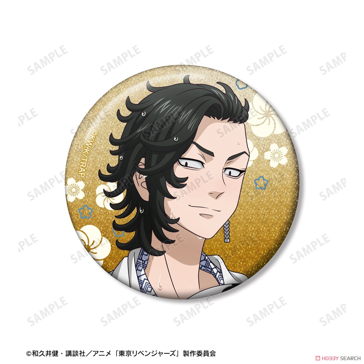 描き下ろし 九井 一 温泉浴衣ver. グリッター缶バッジ2個セット 3
