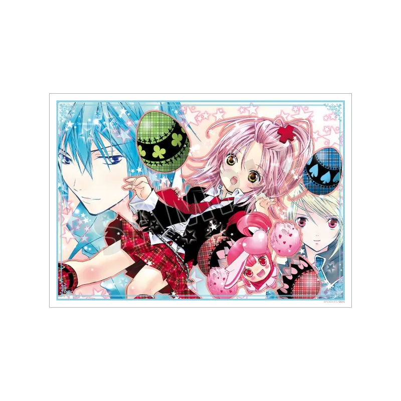 日奈森 あむ&月詠 イクト&辺里 唯世&ラン A3マット加工ポスター