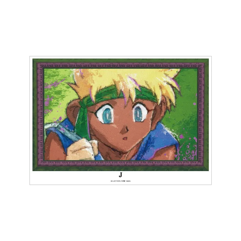 J grunge CANVAS A3マット加工ポスター