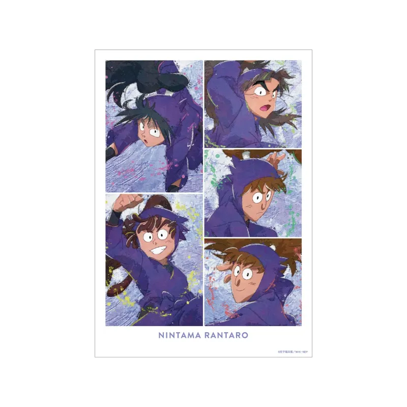 五年生集合 grunge CANVAS A3マット加工ポスター