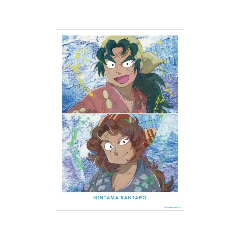 鬼蜘蛛丸&義丸 grunge CANVAS A3マット加工ポスター
