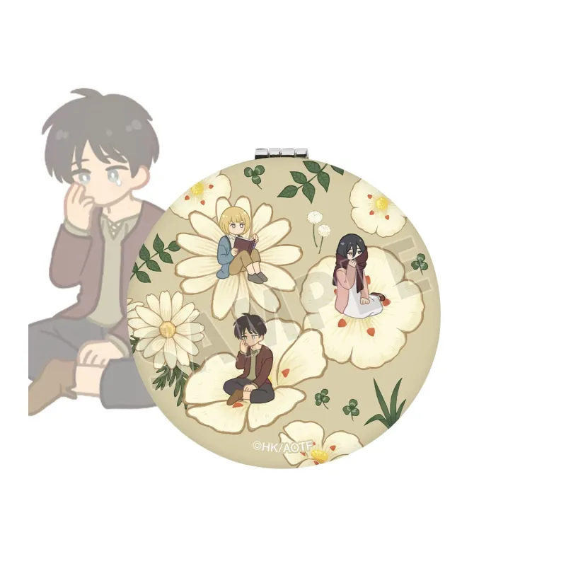 エレン&ミカサ&アルミン Botania 第2弾 折りたたみミラー