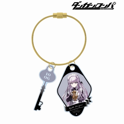 緜さんイラスト 霧切響子 メイド&執事ver. 2連ワイヤーアクリルキーホルダー 2