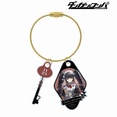 緜さんイラスト セレスティア・ルーデンベルク メイド&執事ver. 2連ワイヤーアクリルキーホルダー 2