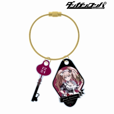 緜さんイラスト 江ノ島盾子 メイド&執事ver. 2連ワイヤーアクリルキーホルダー 2
