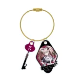 緜さんイラスト 江ノ島盾子 メイド&執事ver. 2連ワイヤーアクリルキーホルダー 1
