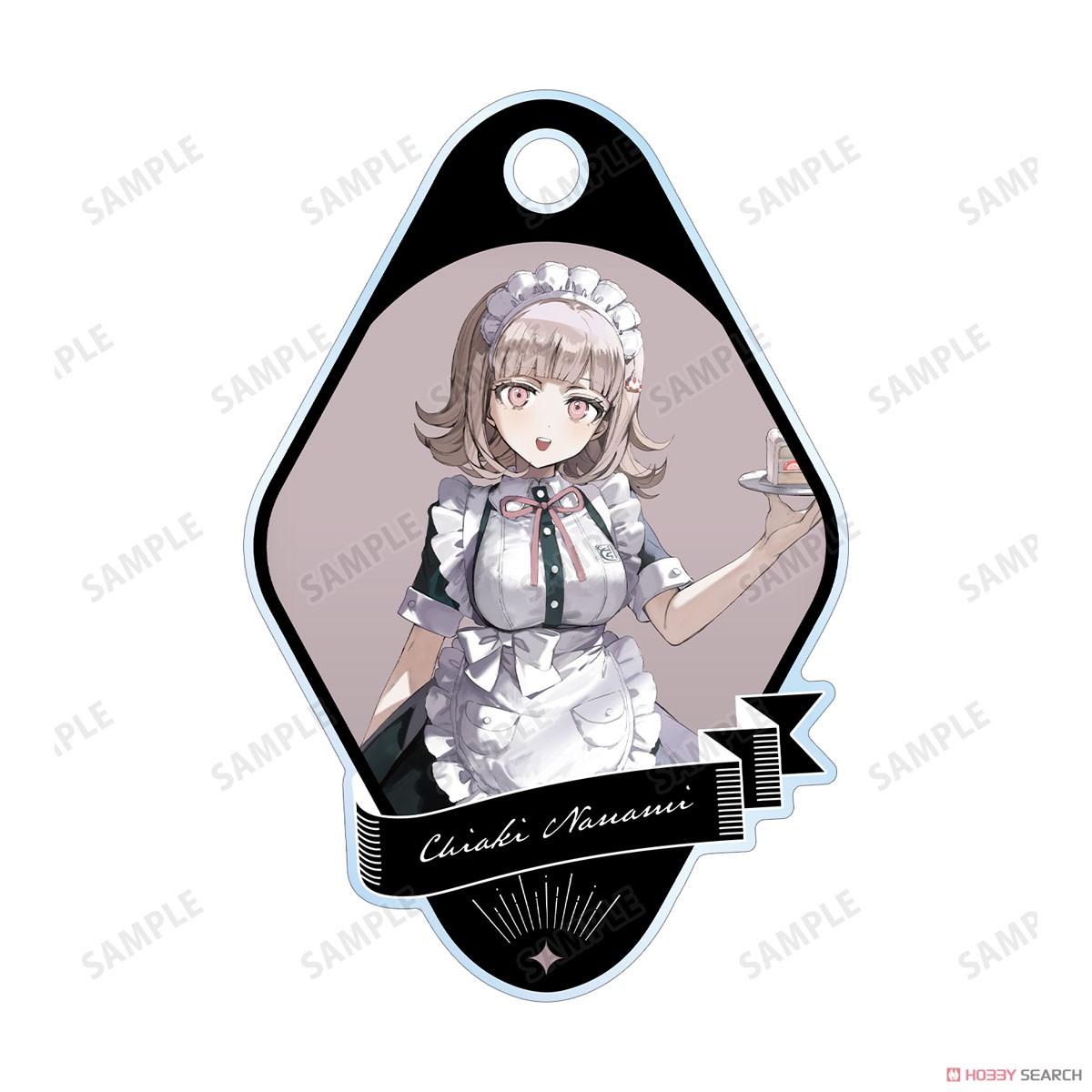 緜さんイラスト 七海千秋 メイド&執事ver. 2連ワイヤーアクリルキーホルダー 4