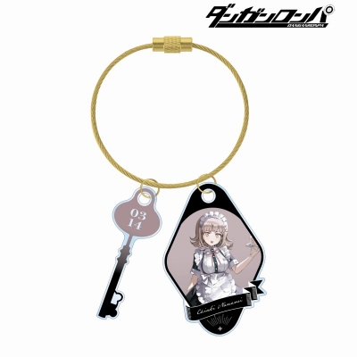 緜さんイラスト 七海千秋 メイド&執事ver. 2連ワイヤーアクリルキーホルダー 2