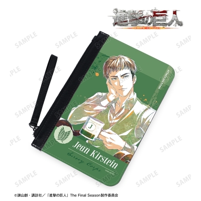 描き下ろし ジャン ティータイムver. Ani-Art PUレザーフラットポーチ 2