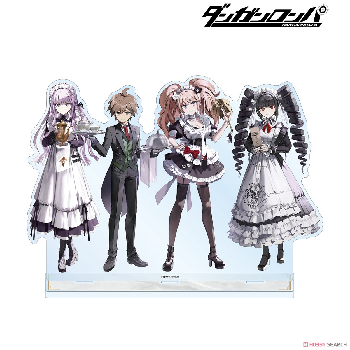 緜さんイラスト 苗木誠&霧切響子&セレスティア・ルーデンベルク&江ノ島盾子 メイド&執事ver. BIGアクリルスタンド 3