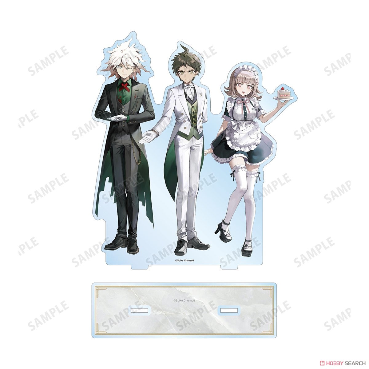 緜さんイラスト 日向創&狛枝凪斗&七海千秋 メイド&執事ver. BIGアクリルスタンド 4