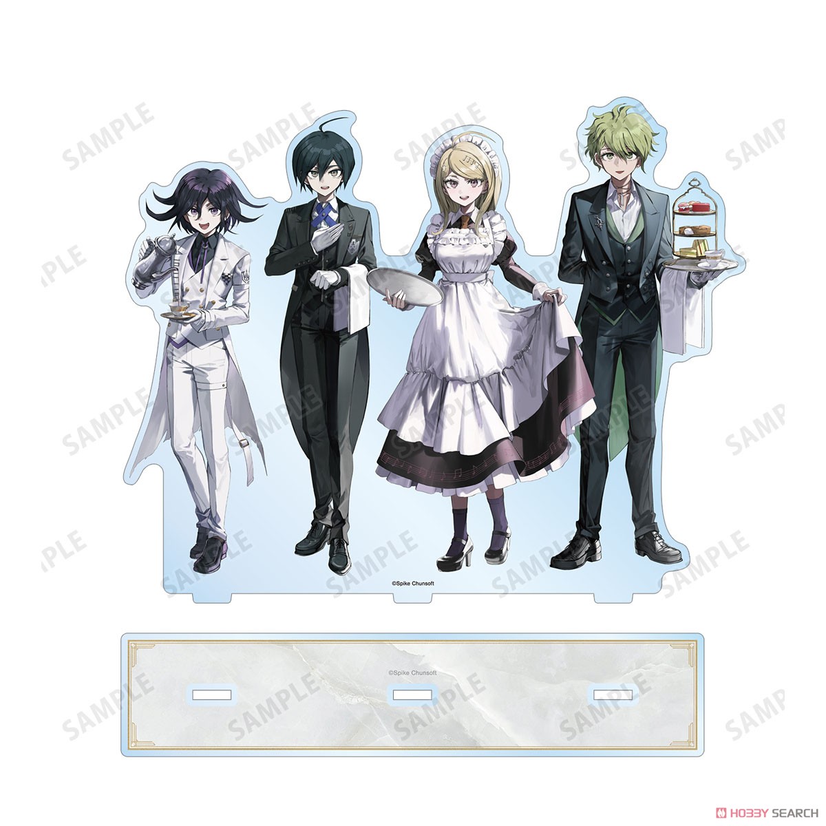 緜さんイラスト 赤松楓&天海蘭太郎&王馬小吉&最原終一 メイド&執事ver. BIGアクリルスタンド 4