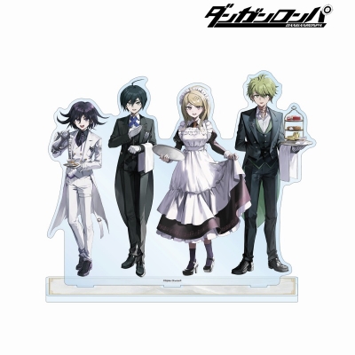 緜さんイラスト 赤松楓&天海蘭太郎&王馬小吉&最原終一 メイド&執事ver. BIGアクリルスタンド 2