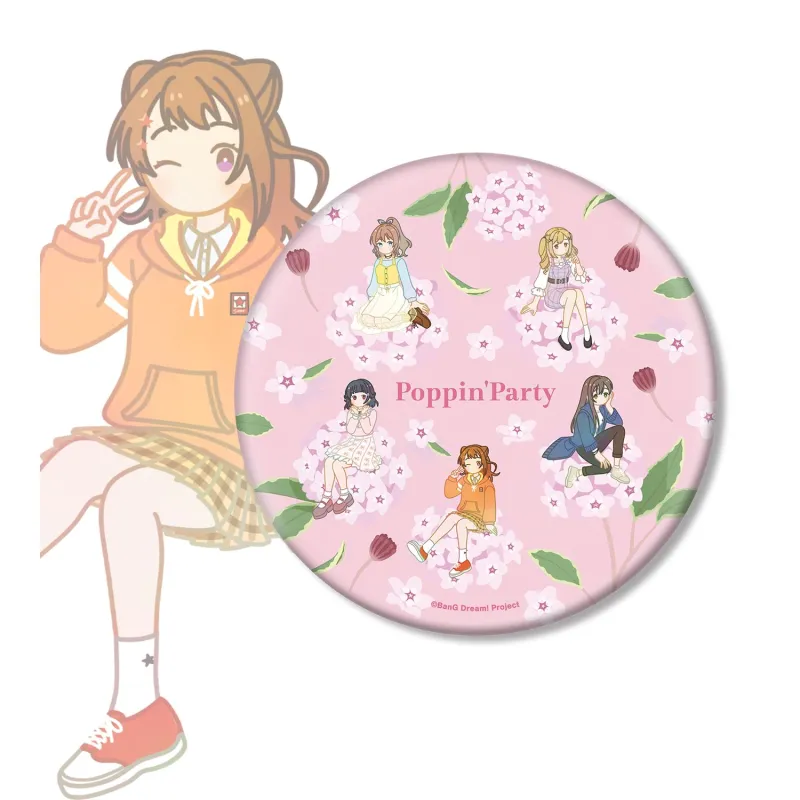 Poppin'Party Botania BIG缶バッジ