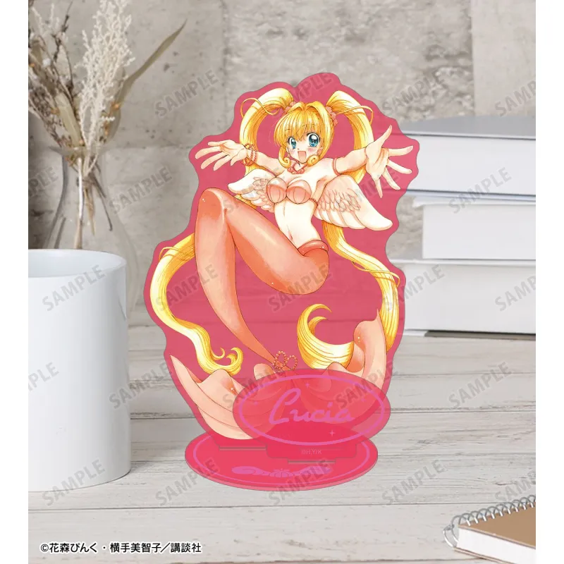花森ぴんく先生 描き下ろし るちあ 羽を纏ったマーメイドver. パーツ付きカラーBIGアクリルスタンド