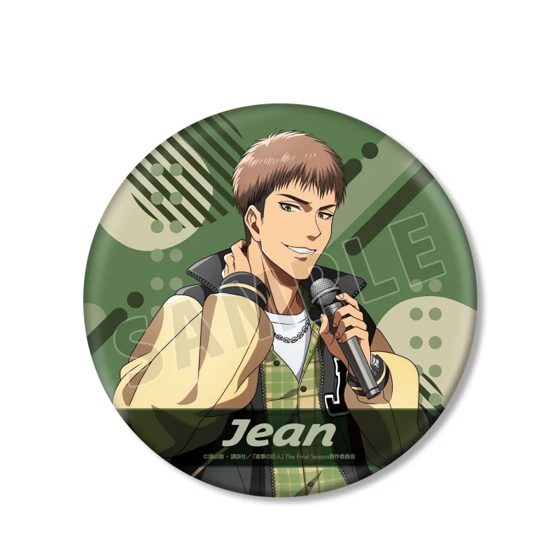 描き下ろし ジャン レトロ風ファッションver. BIG缶バッジ