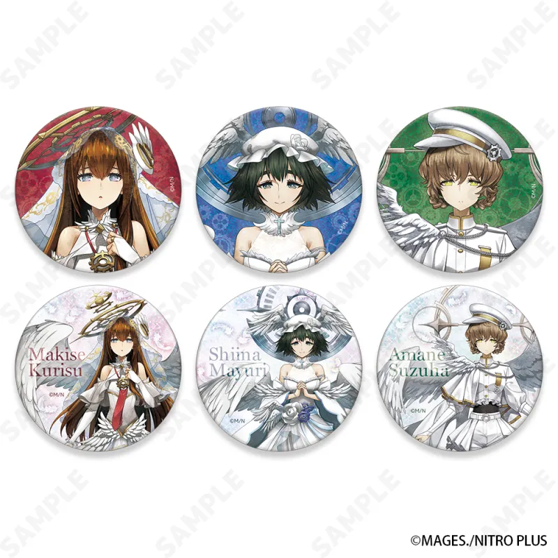 STEINS;GATE トレーディングホロ&グリッター缶バッジ