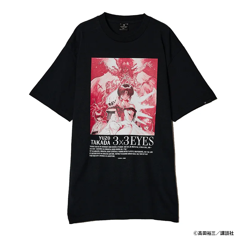 「3×3EYES」T-Shirt/ Crimson(XXL)