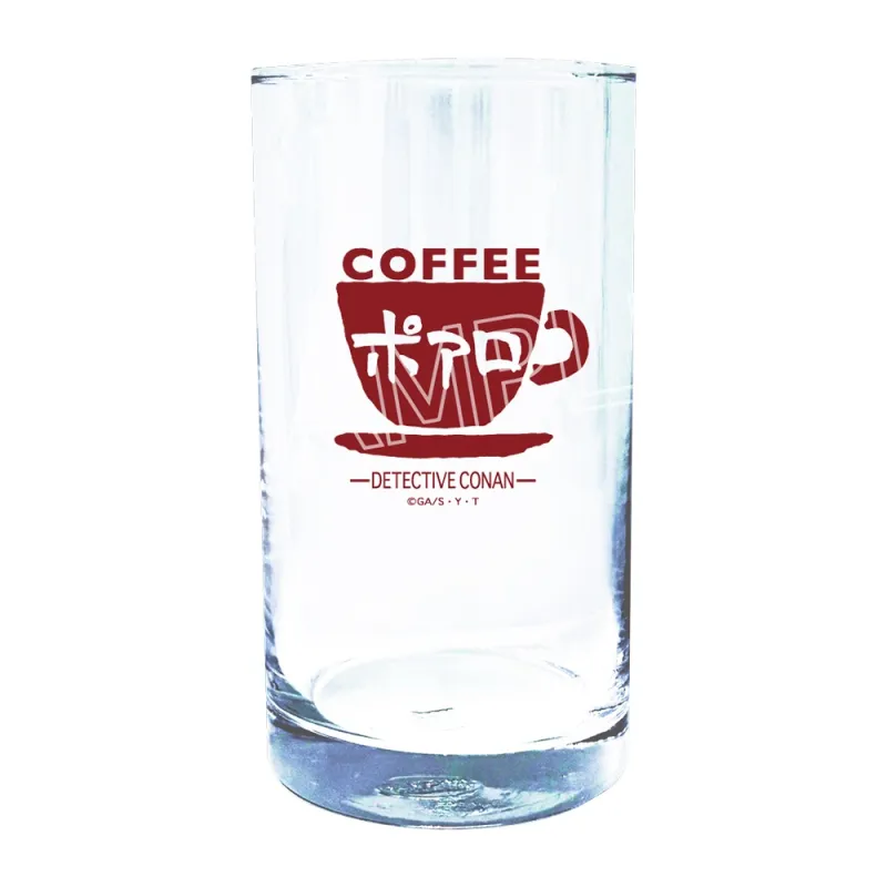 喫茶ポアロシリーズ グラス エプロンロゴ