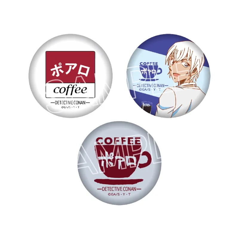 喫茶ポアロシリーズ ミニ缶バッジセット vol.2 安室 透