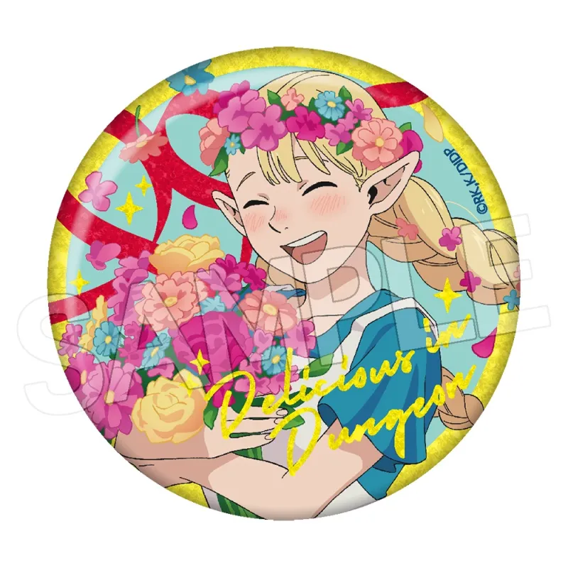 花冠 キラキラ缶バッジ マルシル