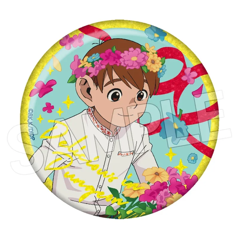 花冠 キラキラ缶バッジ チルチャック
