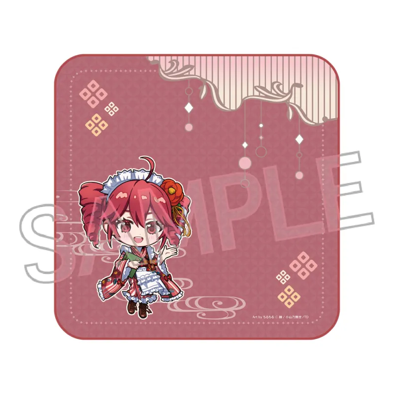 和風モダンカフェ ミニタオル デフォルメA