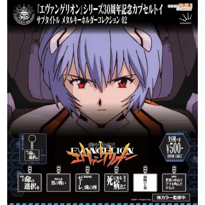 「新世紀エヴァンゲリオン」サブタイトルメタルキーホルダー02※减数可能