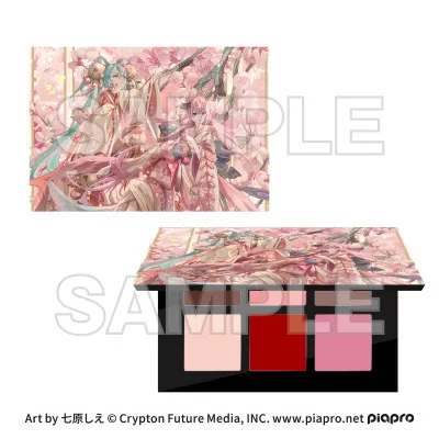 ピアプロキャラクターズ cosmetics 音彩ノ粧 メイクパレット『絢-aya-』