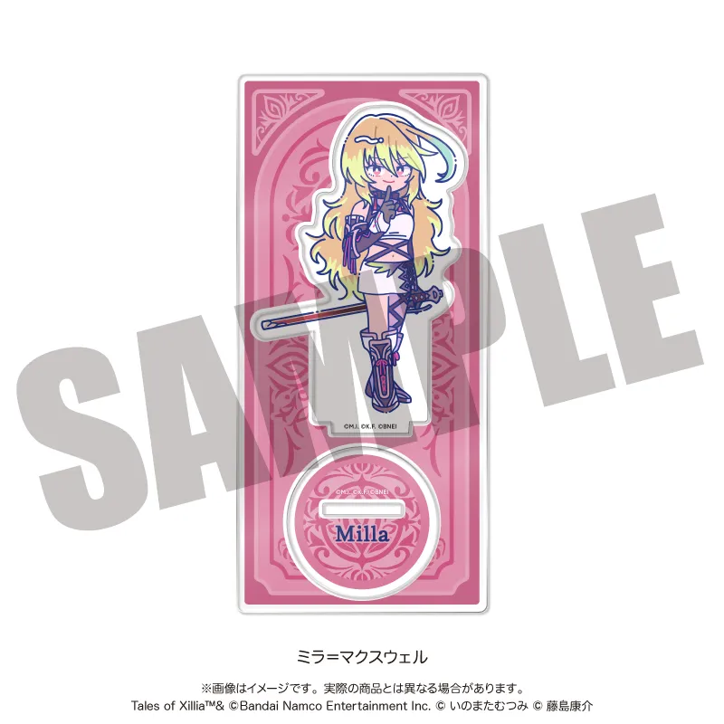 「テイルズ オブ エクシリア」 にゅ〜とろ アクリルスタンド B ミラ＝マクスウェル