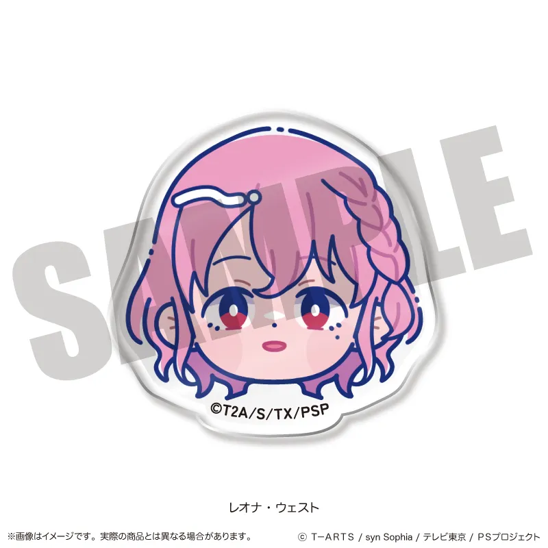 「プリパラ」 お顔クリップ F レオナ・ウェスト