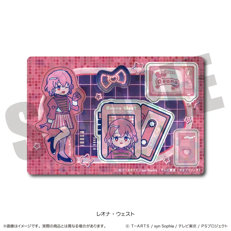 「プリパラ」 ホログラムステッカーシート F レオナ・ウェスト