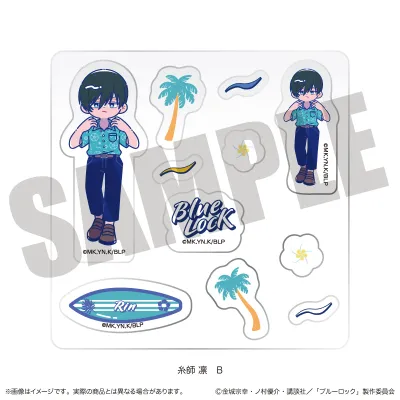 『ブルーロック』 カスタムステッカーシート にゅ〜とろ 糸師 凛バースデー B