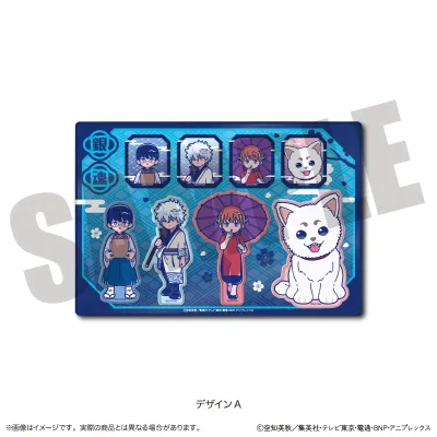 『銀魂』 にゅ〜とろ 第一弾 貼って剥がせるステッカー A