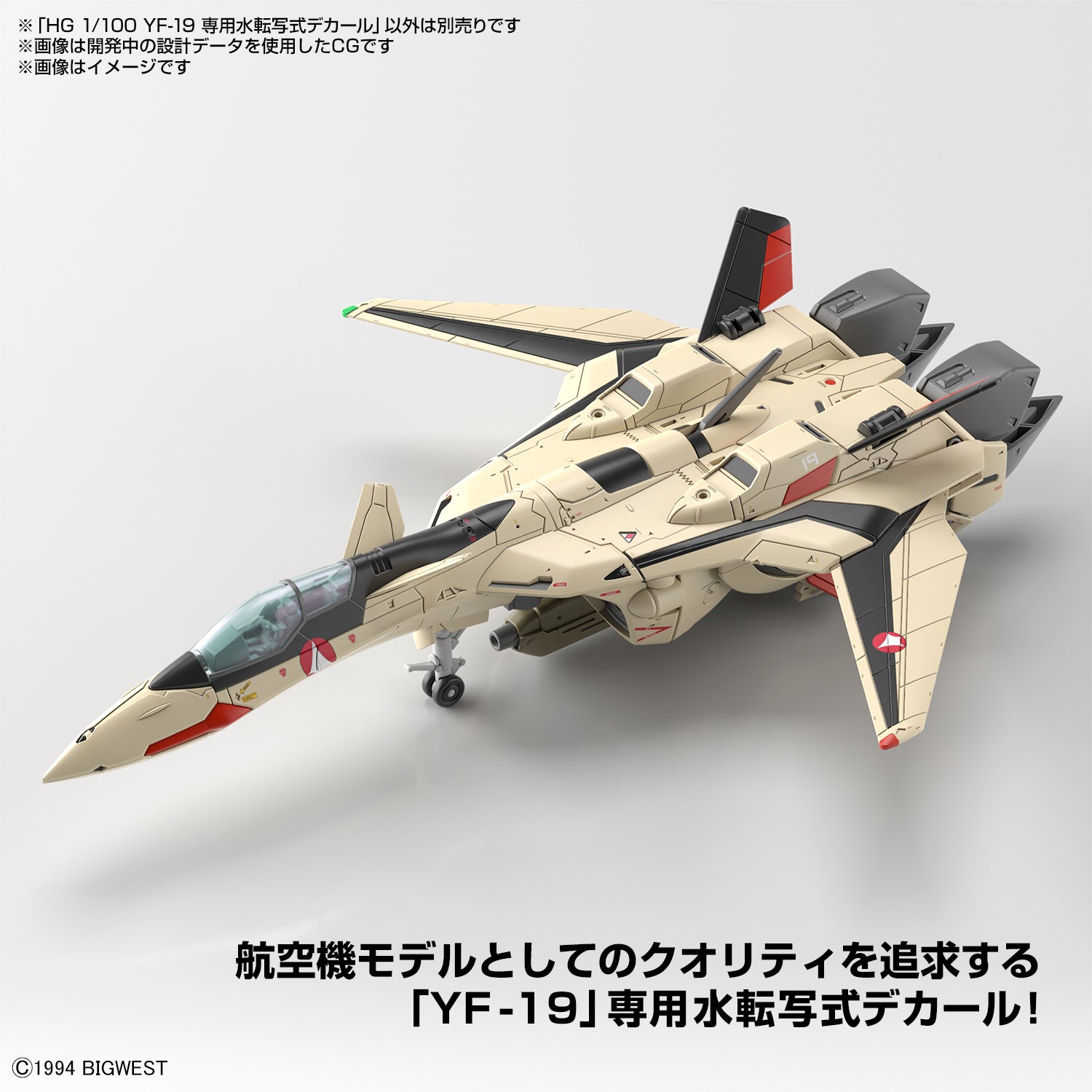 HG YF-19 専用水転写デカール 2