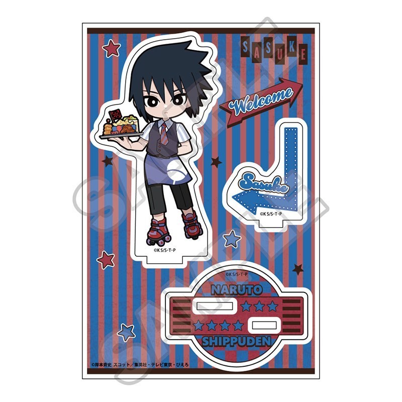 NARUTO-ナルト- 疾風伝 アメリカンダイナー アクリルスタンドJr. うちはサスケ 2
