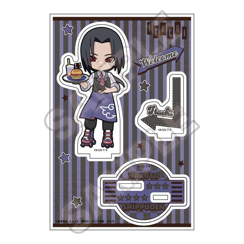 NARUTO-ナルト- 疾風伝 アメリカンダイナー アクリルスタンドJr. うちはイタチ 2