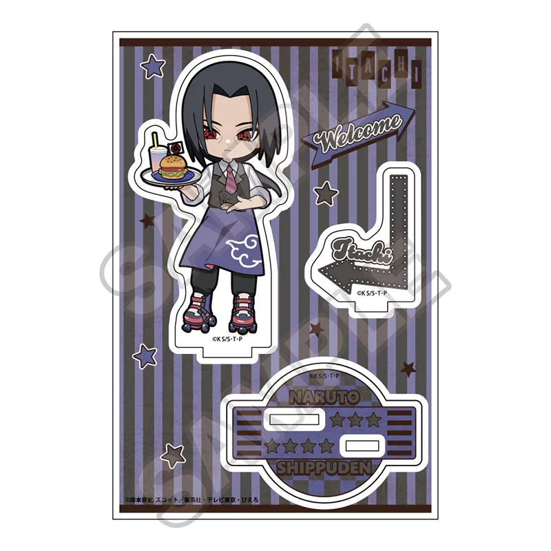 NARUTO-ナルト- 疾風伝 アメリカンダイナー アクリルスタンドJr. うちはイタチ