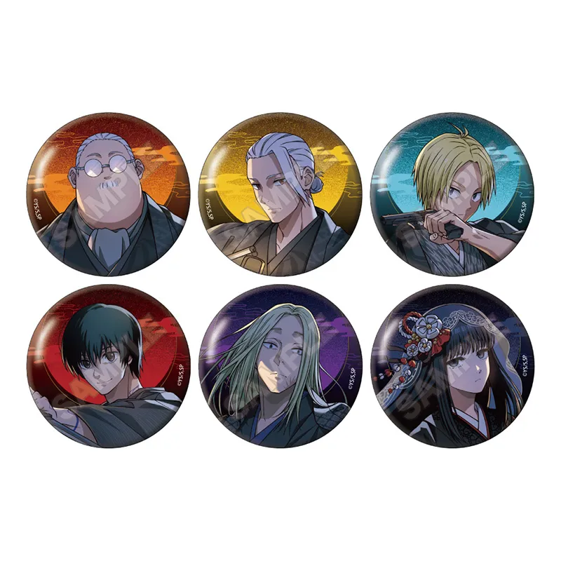 SAKAMOTO DAYS 黒着物 缶バッジ ※1BOX=6入