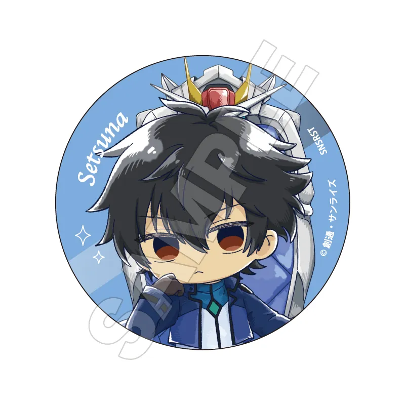 機動戦士ガンダム00 Sketchu! 玉座 缶バッジ 刹那・F・セイエイ