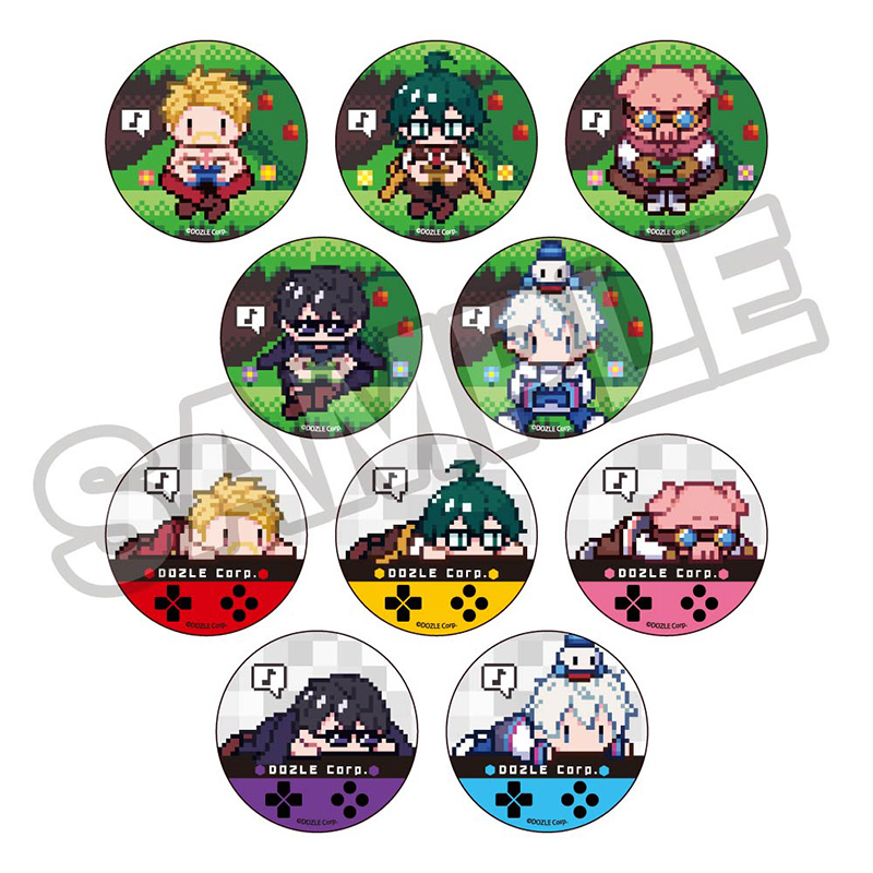 まめさん専用　ドズル社　缶バッジ ドズル社 PIXEL ART 缶バッジ 全10種 1BOX入数：10 - GoodsMart Wholesale
