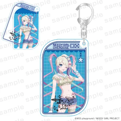 NEEDY GIRL OVERDOSE スライドアクリルキーホルダー 四季ver. 夏