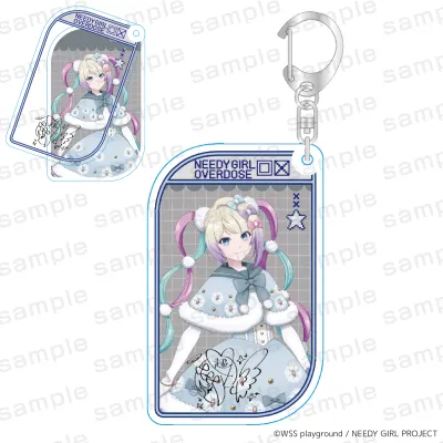 NEEDY GIRL OVERDOSE スライドアクリルキーホルダー 四季ver. 冬